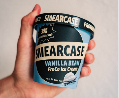 vanilla cottage cheese ice cream, Smearcase froco